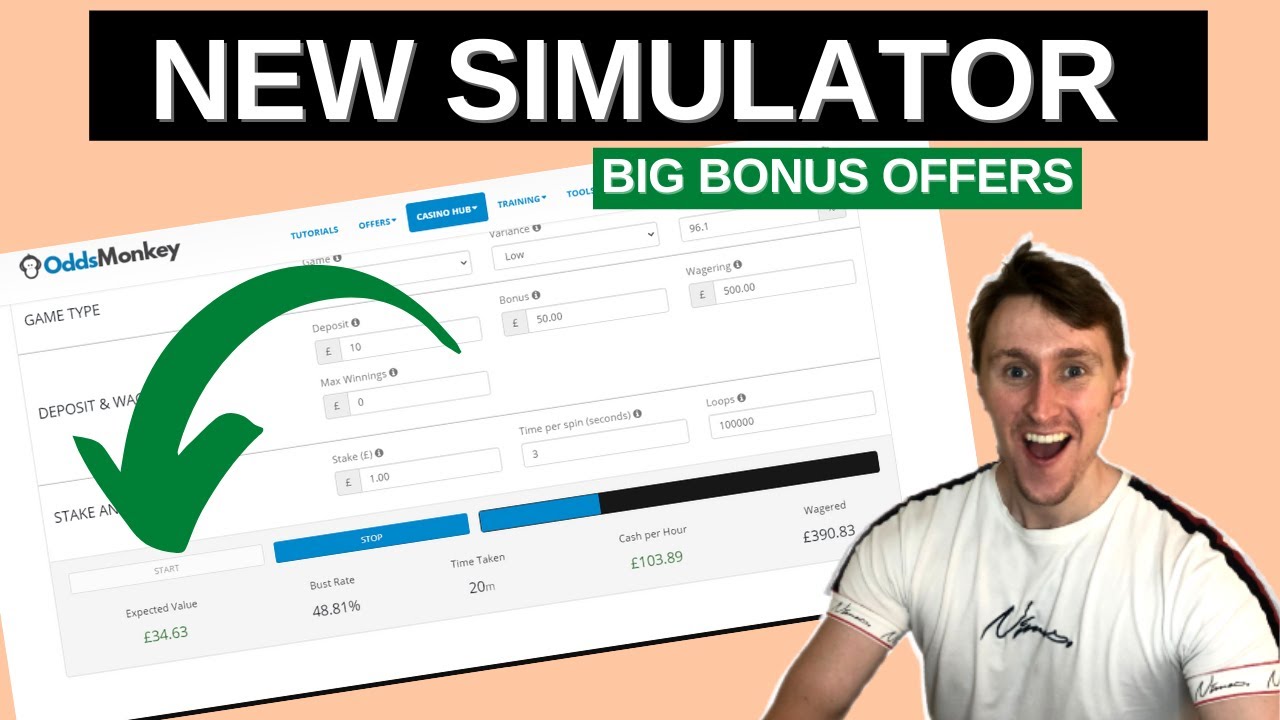 OddsMonkey - Brand New Casino Simulator!
