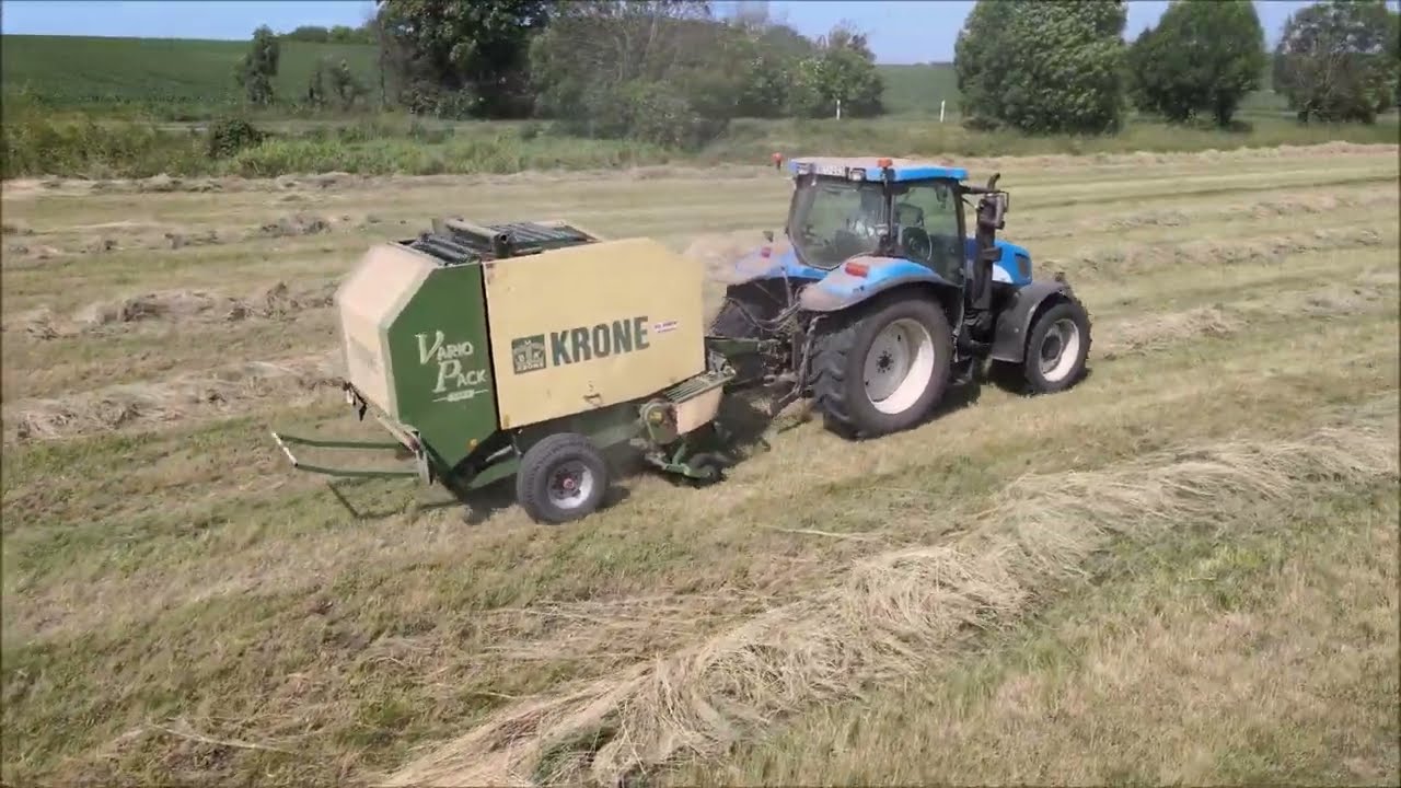 Rendsodrás és bálázás 2025 / Windrowing and baling /