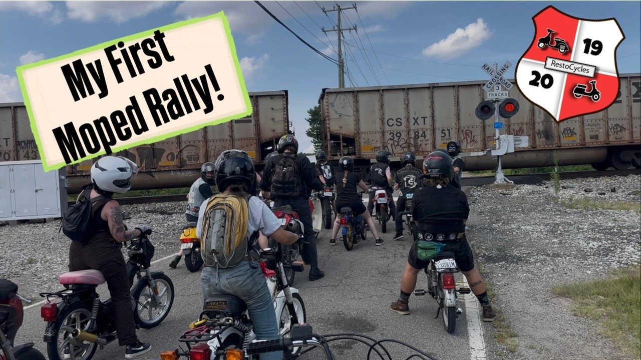My First Moped Rally Experience! Richmond VA!