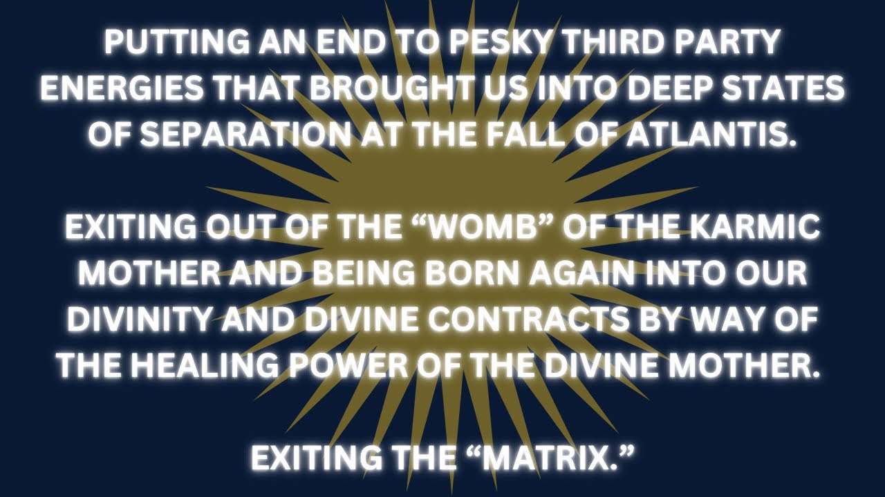 ESCAPING THE MATRIX | A DEATH BLOW TO THE FALSE/KARMIC MOTHER TEMPLATES | TAKING BACK THE WATERS 🐉
