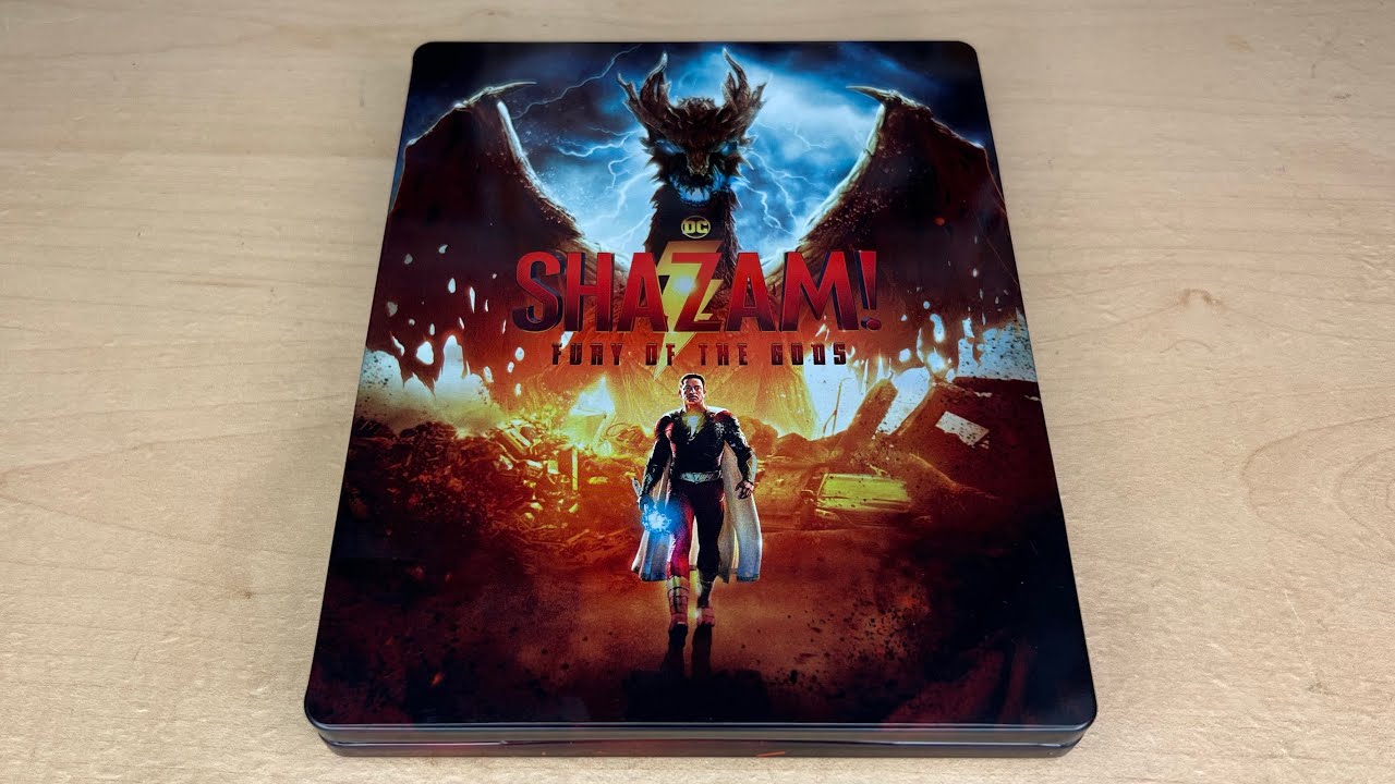 Shazam! Fury of the Gods - Best Buy Exclusive 4K Ultra HD Blu-ray SteelBook Unboxing
