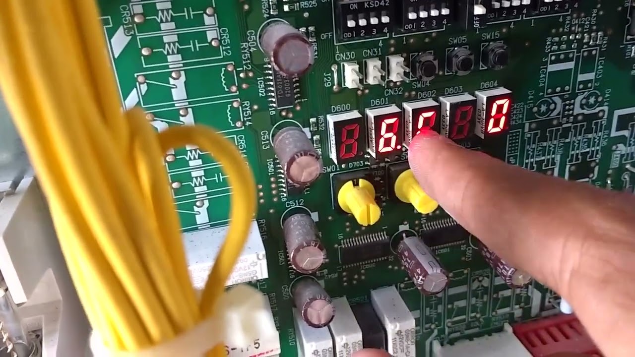 COMO ACESSAR PARÂMETROS  DO VRF TOSHIBA