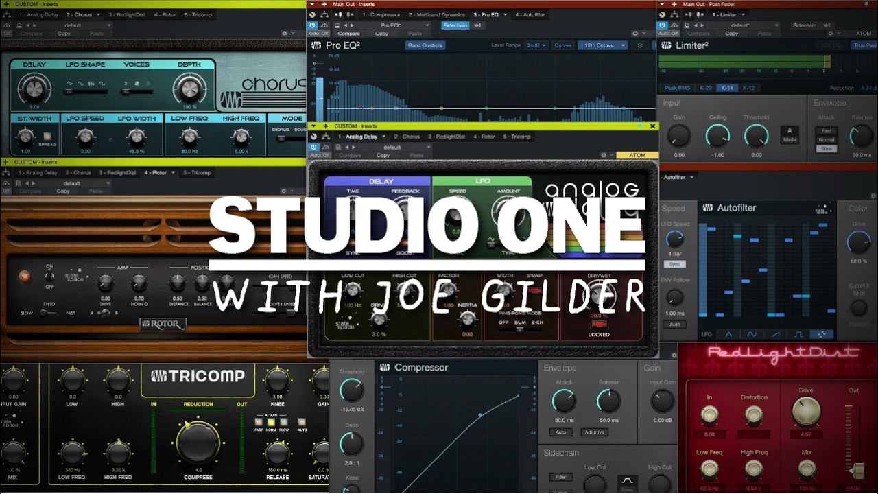 Новые обновления плагинов в StudioOne | Studio One with Joe Gilder