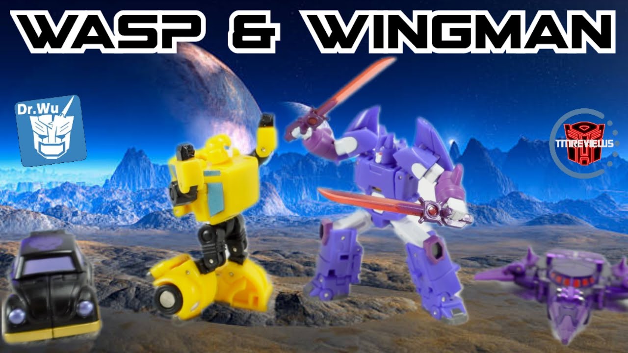 Dr Wu DW-E34/E34B Wasp (Bumblebee/Goldbug) & DW-E35/E35T Wingman (Cyclonus/Reformatting Cyclonus)