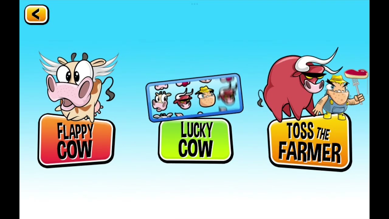 Playing mini games in run Cow run 