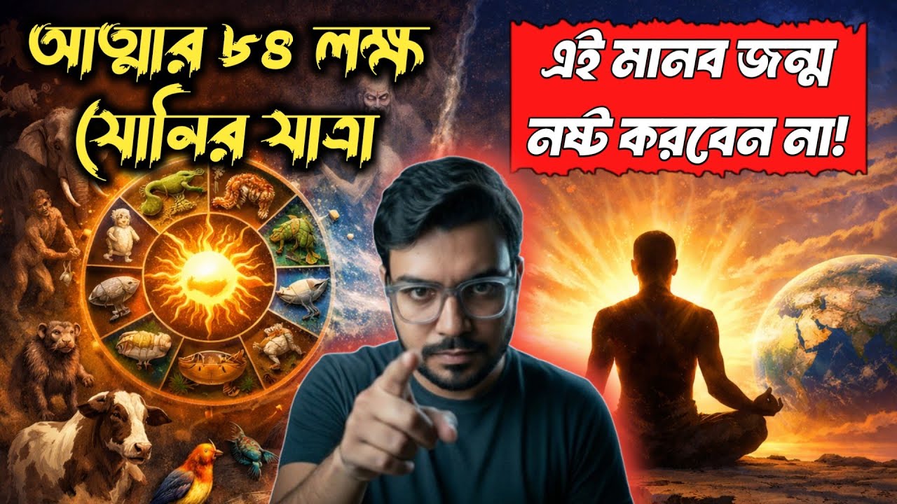 ৮৪ লক্ষ যোনির আসল সত্য|এই মানব জন্মই শেষ সুযোগ