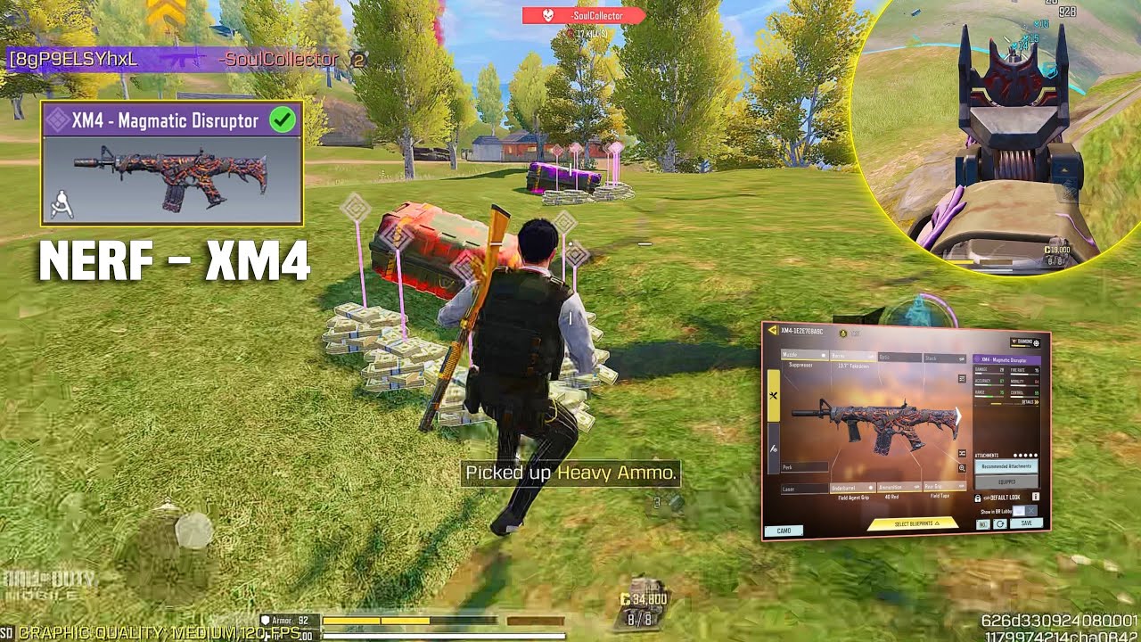 XM4 STILL DOMINATES AFTER THE NERF 🔥 IN COD MOBILE | BEST XM4 GUNSMITH CODM