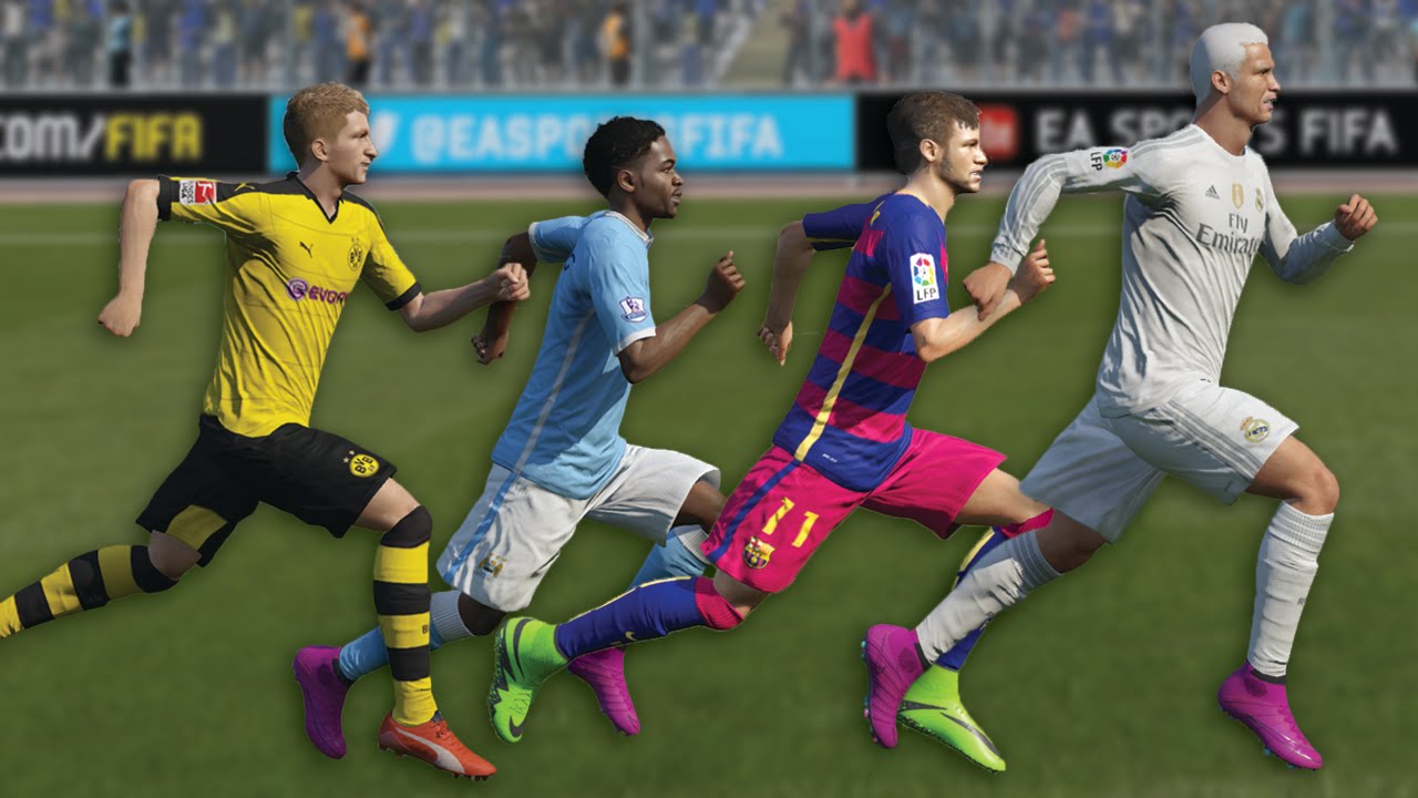 FIFA 16 Speed Test | Fastest Left Wingers (LW/LM/LF) in FIFA