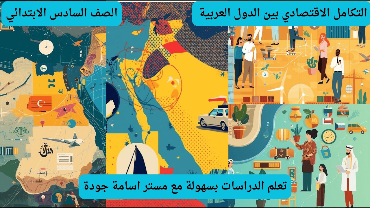 التكامل الاقتصادي في وطننا العربي  | الصف السادس الابتدائي | الترم الثاني 2026💰🤝🚀