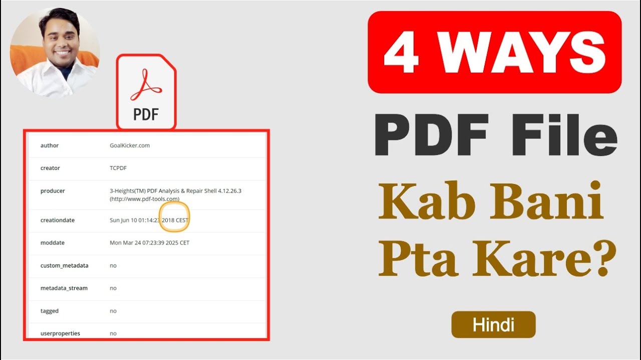 4 Ways to Check PDF File Creation Date