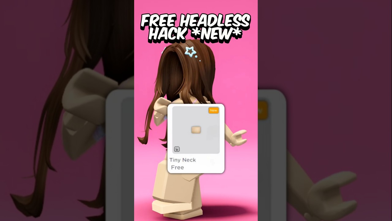 FREE HEADLESS NEW #roblox #freeitems #robux