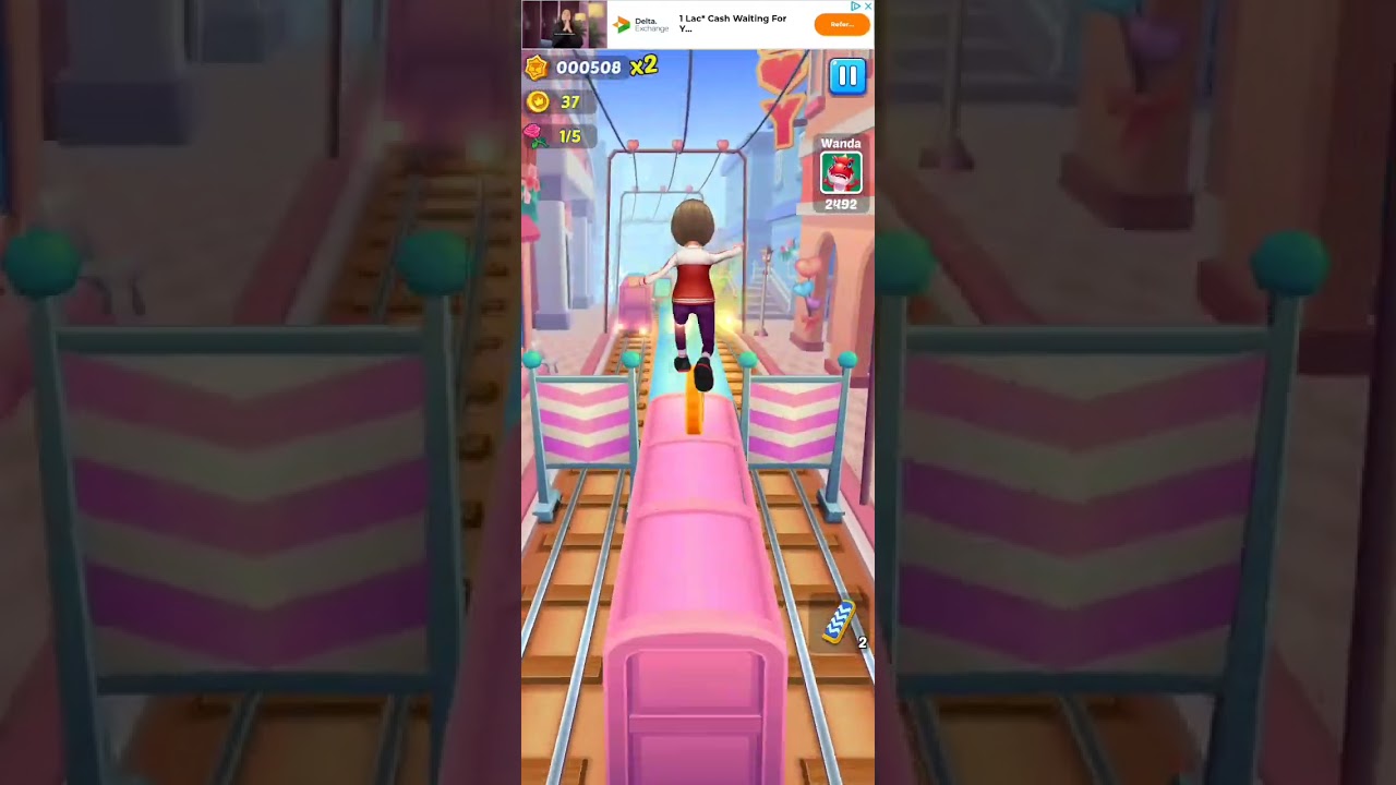Subway Princess Runner Gameplay🏃‍♀️🔥| Endless Running Fun & High Score Challenge|Entertainment World