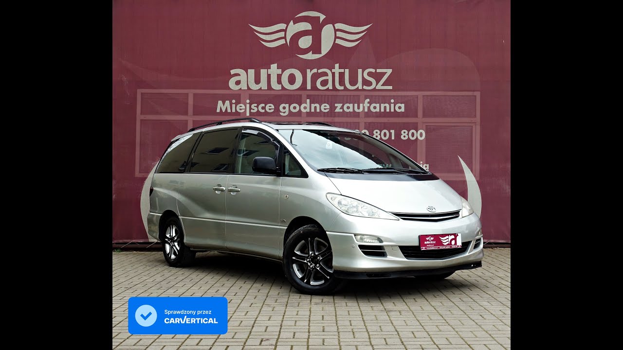 Toyota Previa 2005r. 2.0 D4D 115 KM 7 Miejsc - Kultowy Rodzinny Van