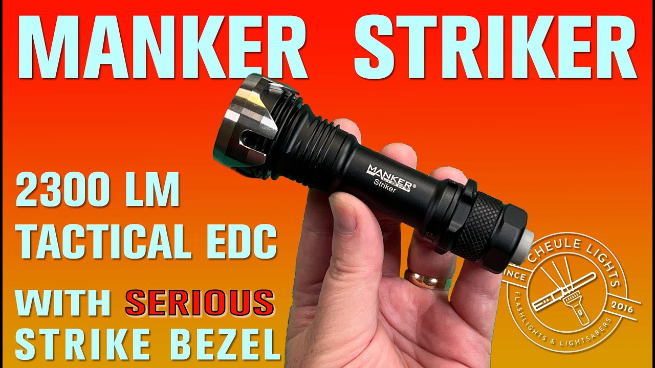 Manker Striker - 2300 lumen SFT40 Tactical EDC Thrower