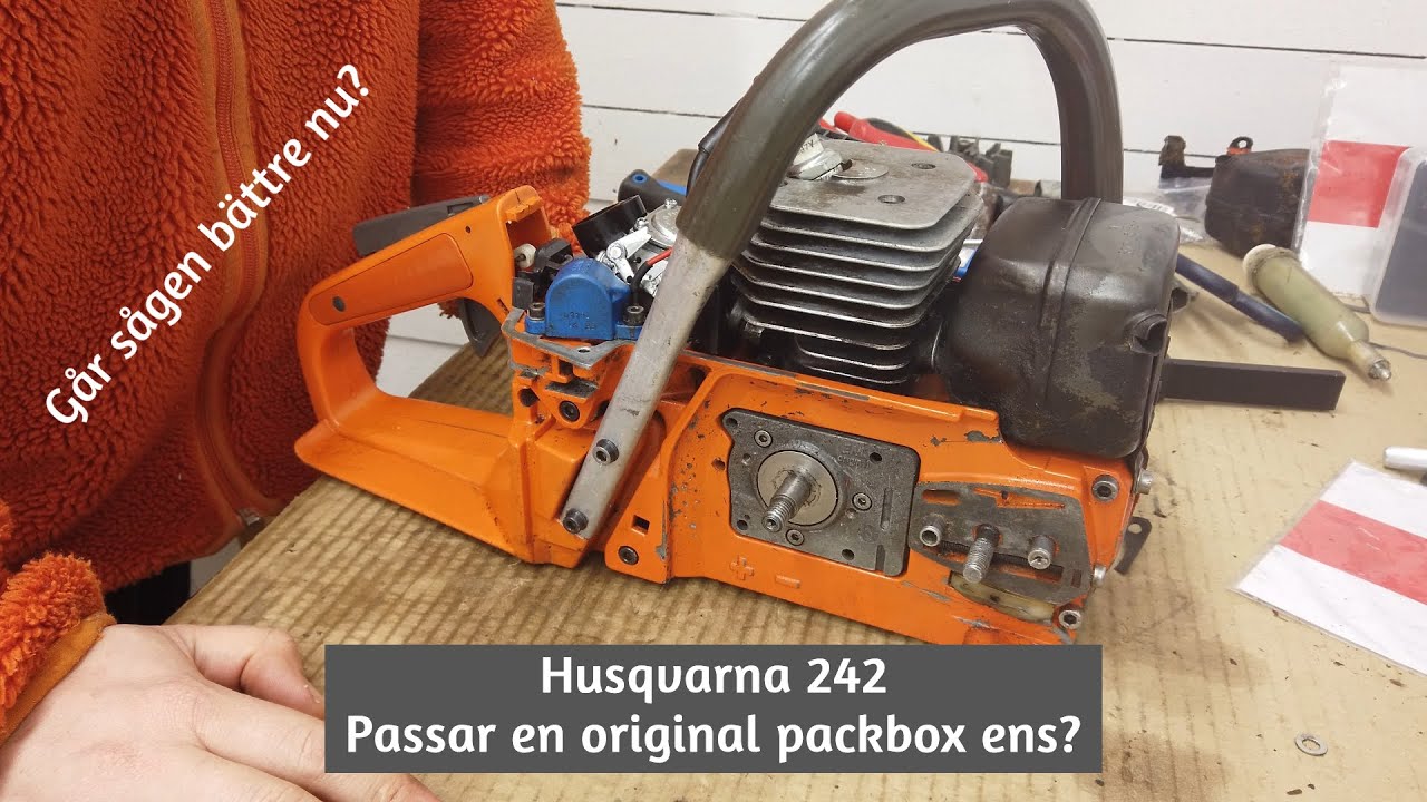 Husqvarna 242 - Passar en original packbox ens?