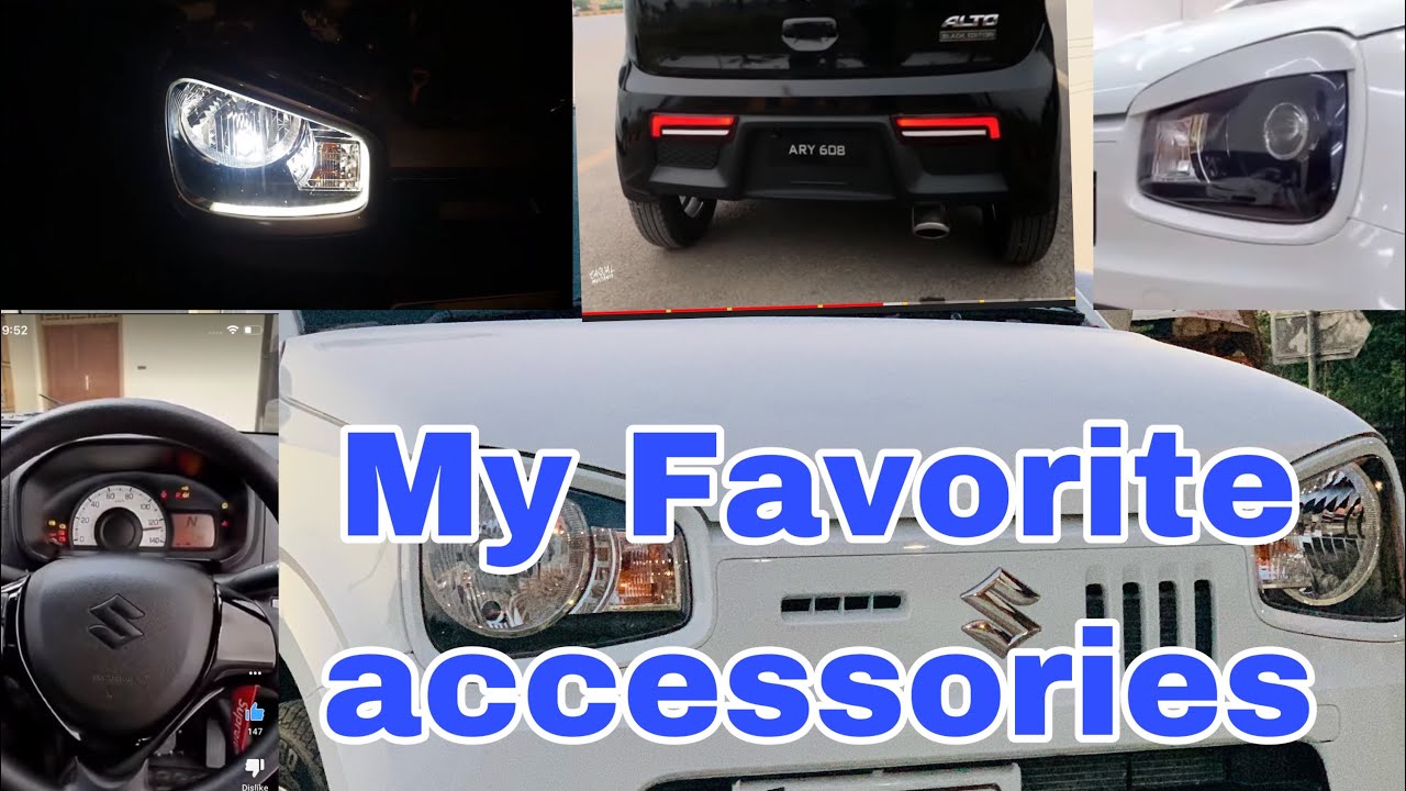 My favorite accessories for My Alto