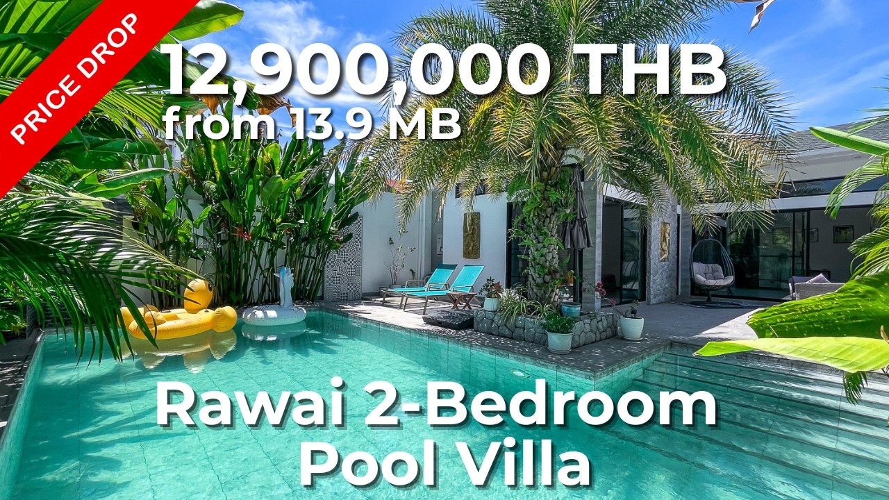 Inside a 13.9M THB ($430K) Stylish 2BR Pool Villa in Rawai, Phuket
