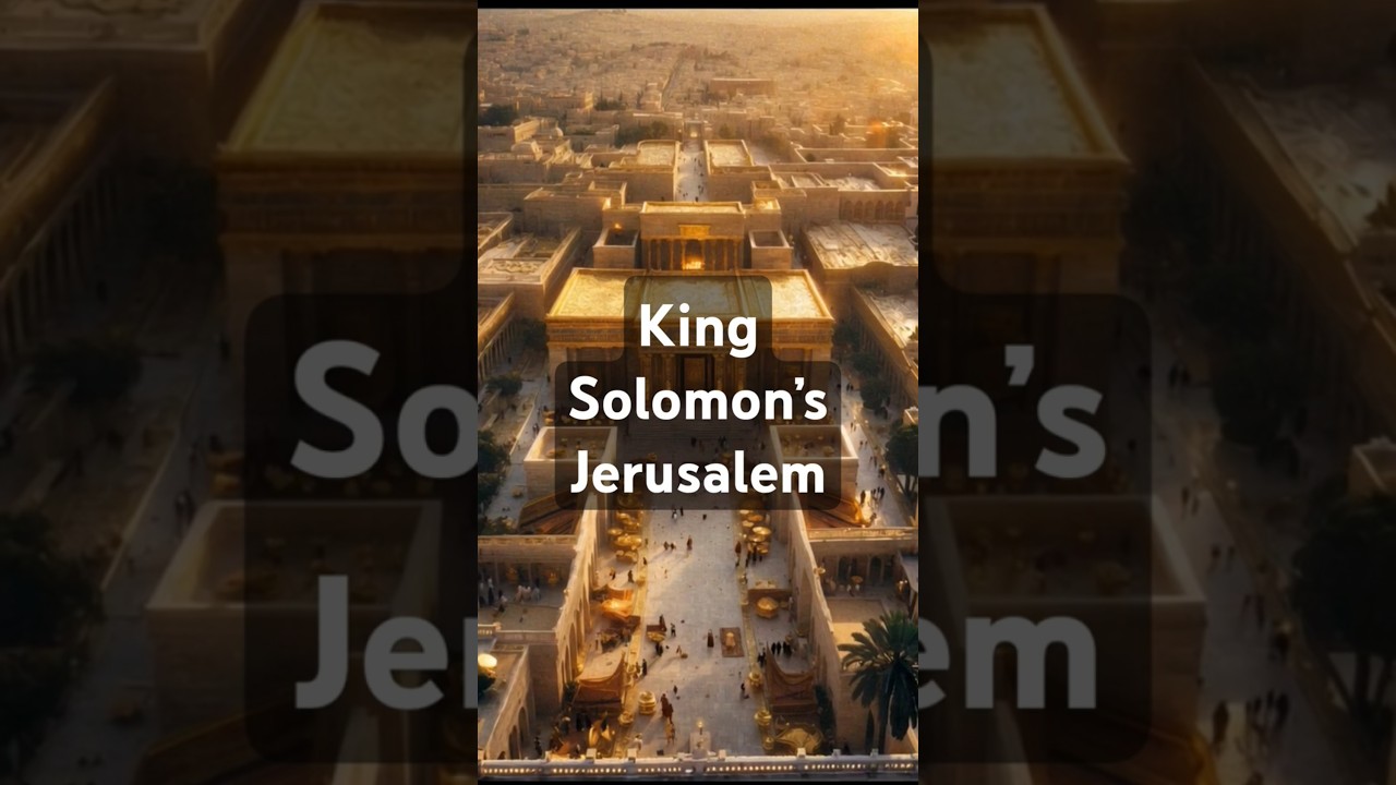 Step Into King Solomon&rsquo;s Jerusalem &ndash; A Golden Age of Luxury & Power #BiblicalHistory #aiart #shrots