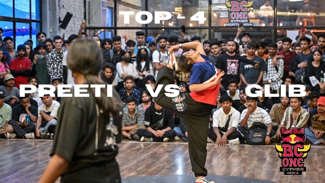 B-Girl Glib vs B-Girl Preeti | Top 4 | RedBull BC One North India Cypher | BreakTV