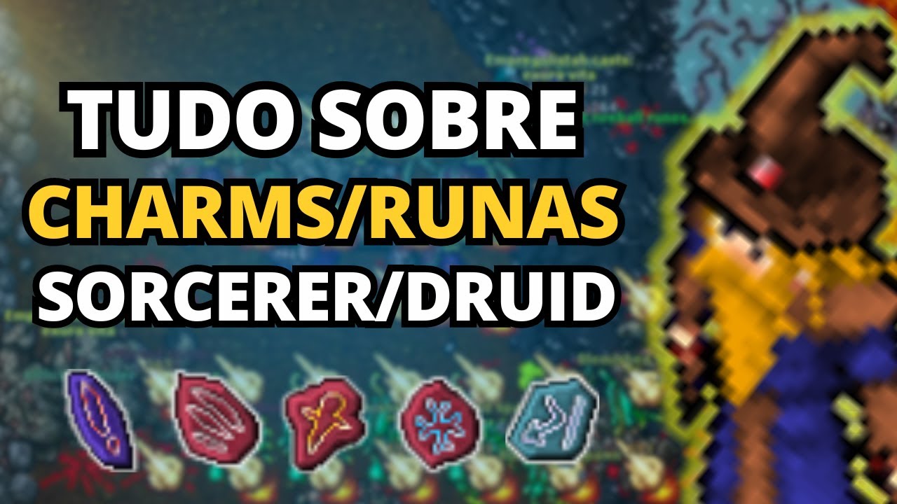 TUTORIAL COMPLETO CHARMS/RUNAS P/ MS E ED NO TIBIA