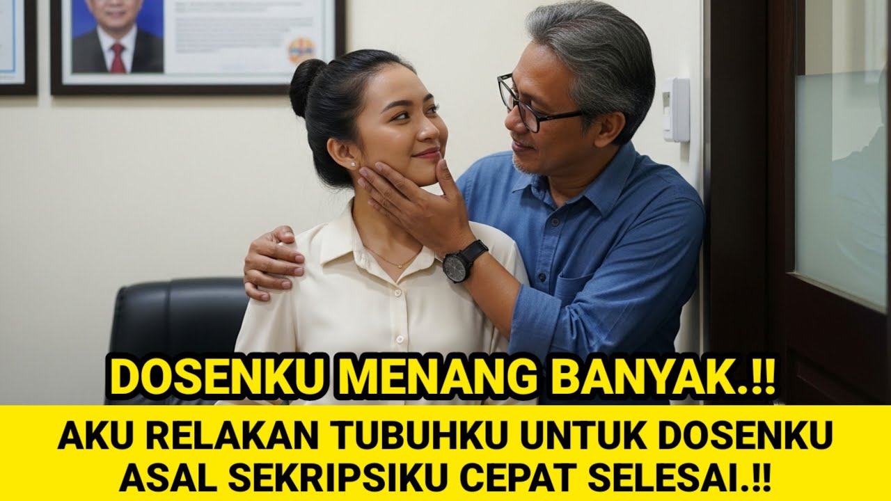 KISAH DEWASA‼️MAHASISWI INI DEMI SKRIPSINYA LANCAR RELA JADI SIMPANAN DOSENNYA SEMDIRI YG SUDAH TUA.