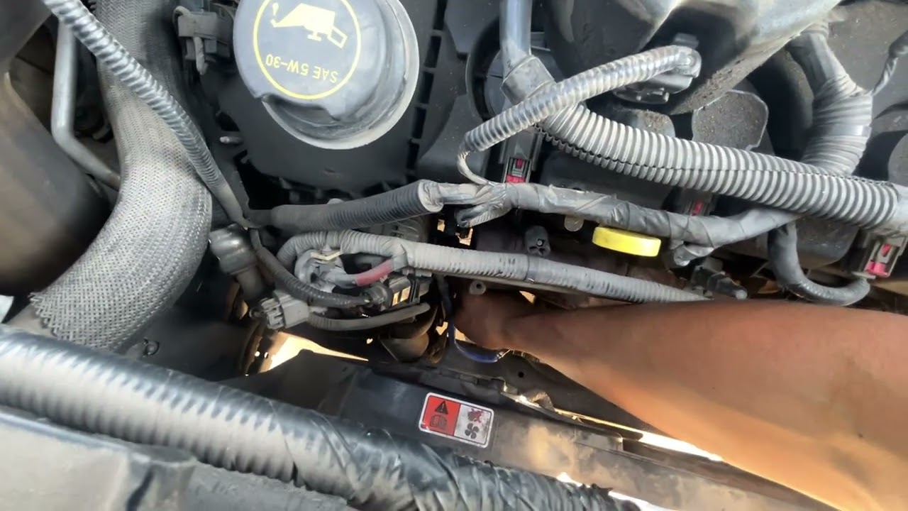 Ford explorer sport 2015 oil pressure sensor replacement easiest way! (oil sending unit)