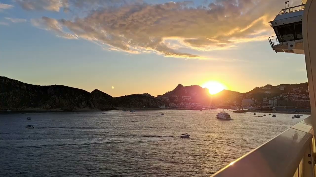 CABO SAN LUCAS SUNSET. Mexico 🇲🇽   Quantum of the Seas. ROYAL CARIBBEAN 