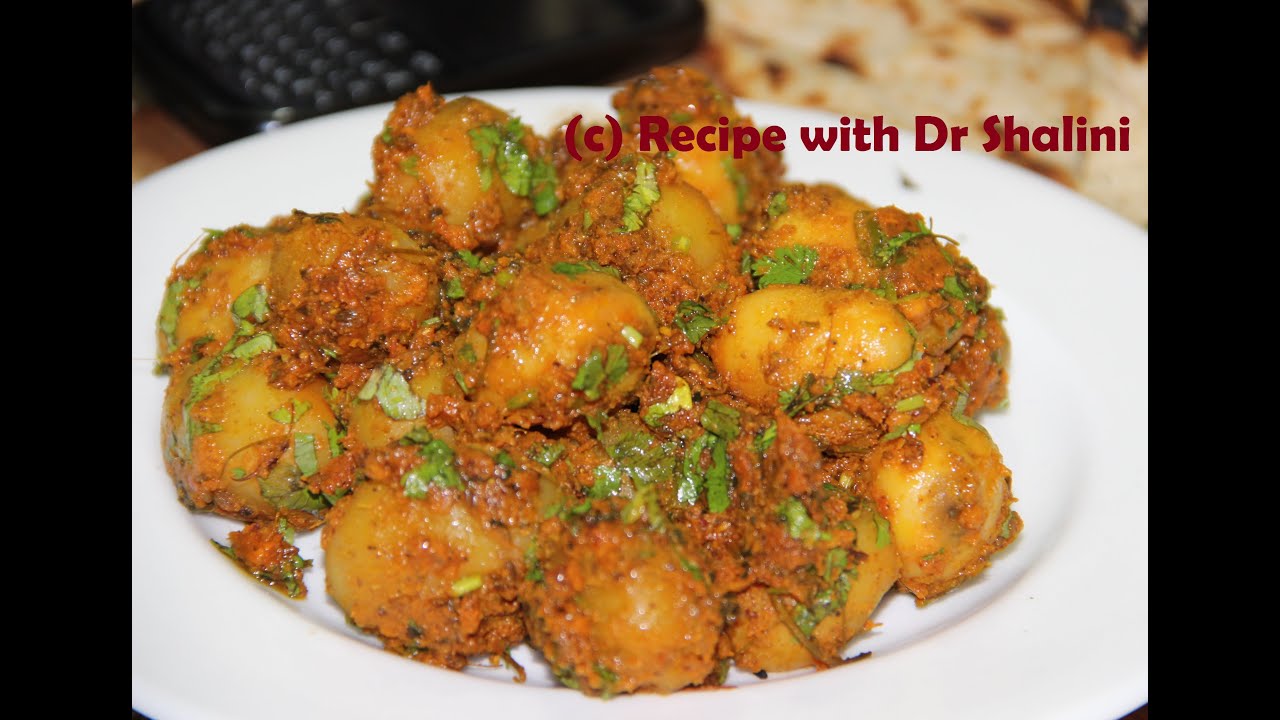DUM ALOO, ALOO DUM, Dum Aloo Recipe, Kashmiri Dum Aloo, Lahori Dum Aloo, Baby Potatoes Curry,