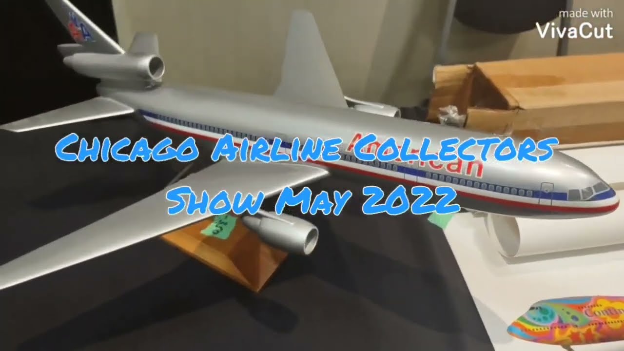 Chicago Airline Grayland Collectors Memorabilia Plane Show May 2022