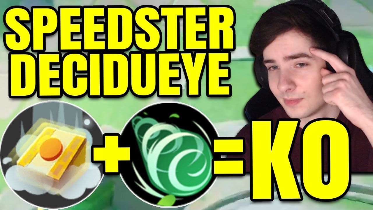 I turned RAZOR LEAF DECIDUEYE into a SPEEDSTER | Pokemon Unite