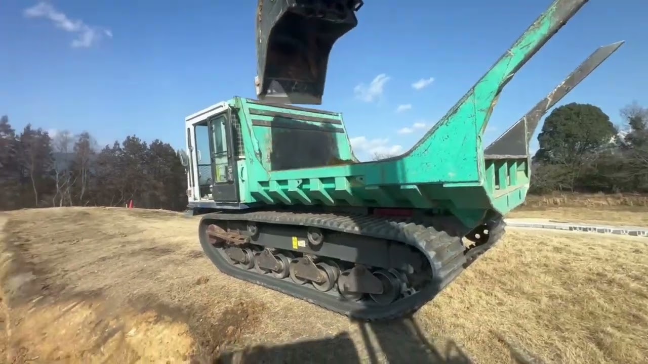 チルトローテータで側溝床堀〜法面整形💚🖤