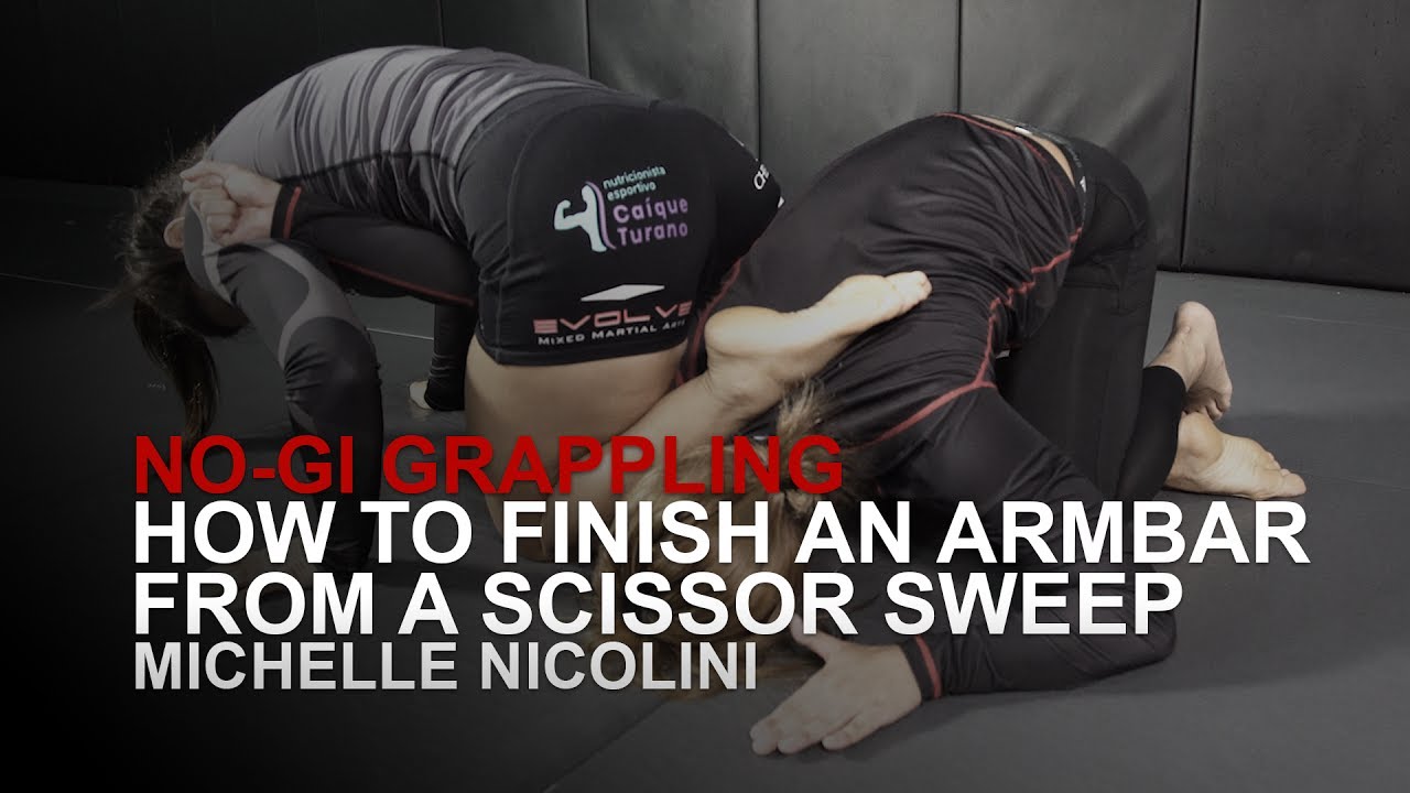 BJJ World Champion Michelle Nicolini's Armbar From A Scissor Sweep | Evolve University