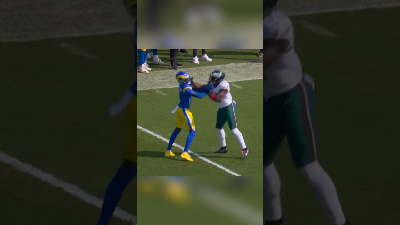 AJ Brown & DeVonta Smith vs Emmanuel Forbes Jr. #nfl #ajbrown #devontasmith #emmanuelforbesjr