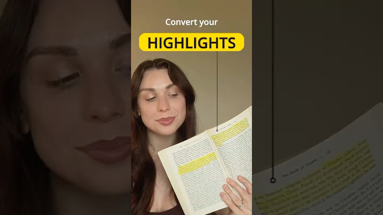 How to Digitize Highlights from Paper Books Using Readwise #booktok #reading