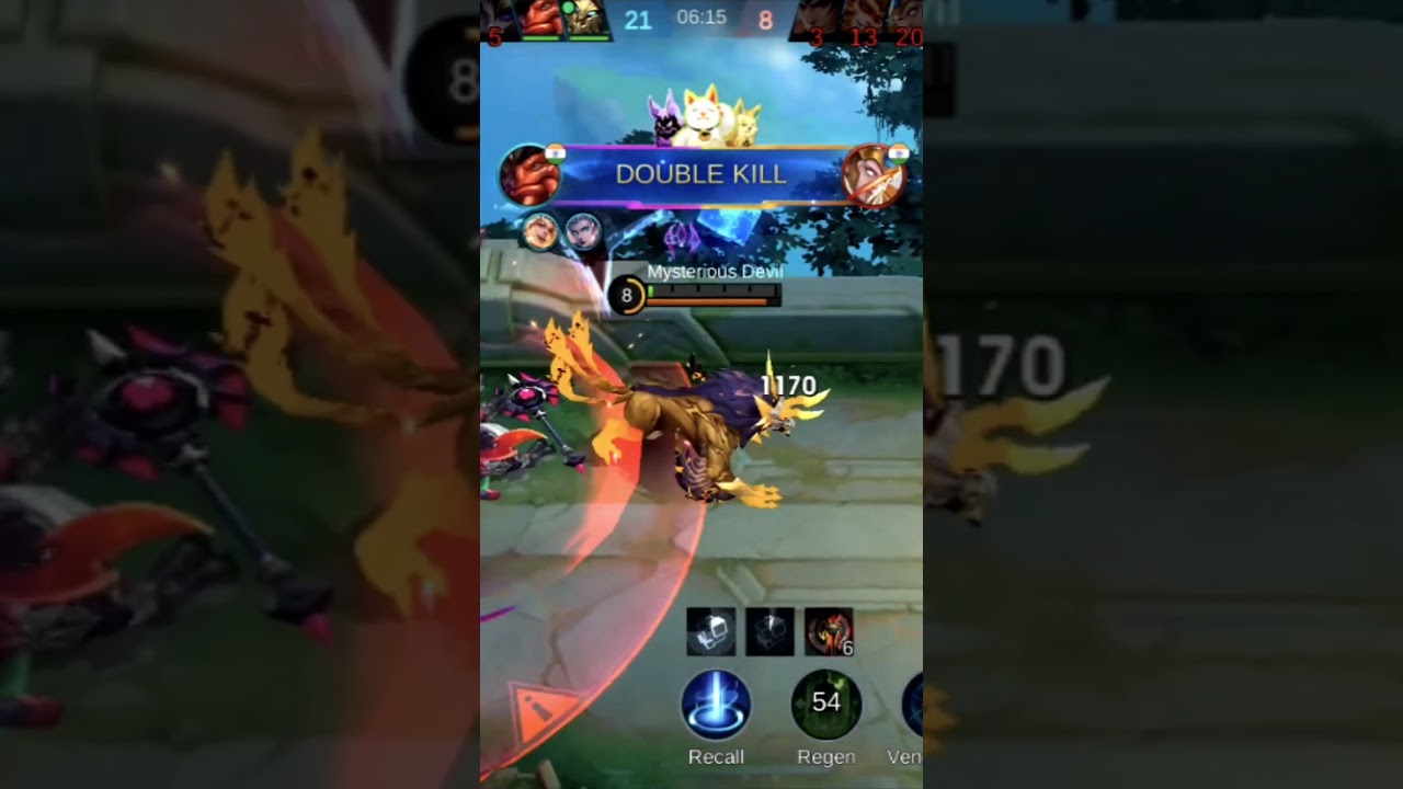 First time using Lukas (Ardent roar)😅😅