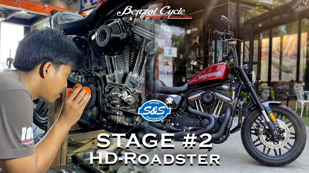 STAGE II on HD-Sportster Roadster 1200 S&S Cam 482