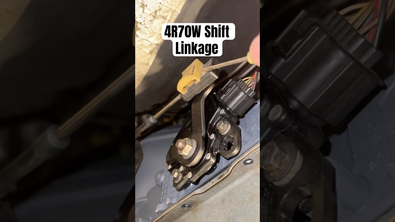 How To Adjust 4R70W Transmission Shift Cable Length, Shift Linkage Adjustment: 10th Gen F150 #shorts