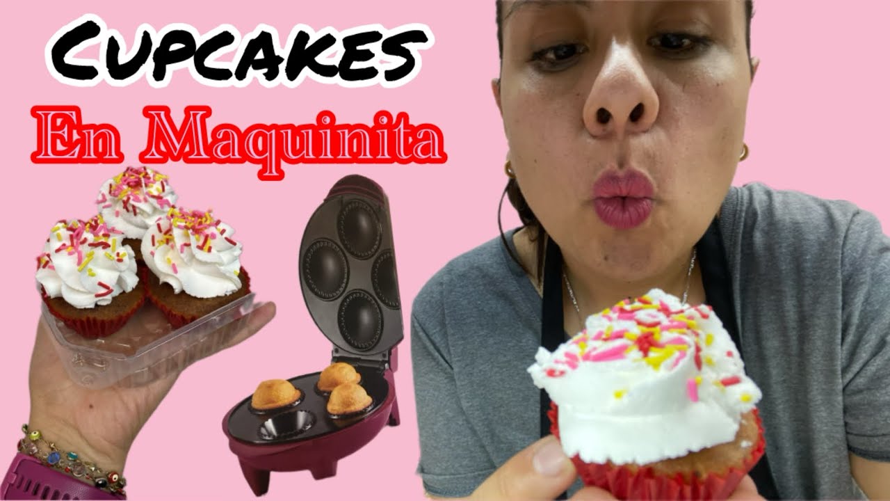 Como hacer cupcakes en máquina eléctrica | Lupitalu11