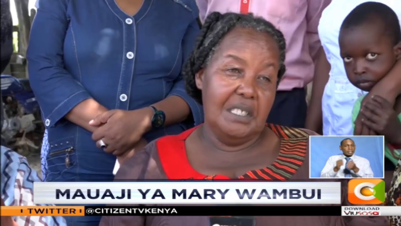 Polisi wawasaka wauaji wa Mary Wambui  walionaswa na cctv