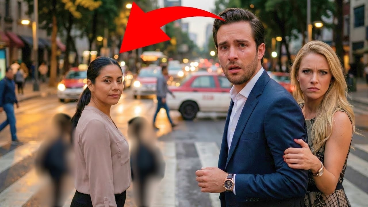 El MILLONARIO llevaba a su PROMETIDA a casa… hasta que vio a su EX cruzando la calle con DOS GEMEL