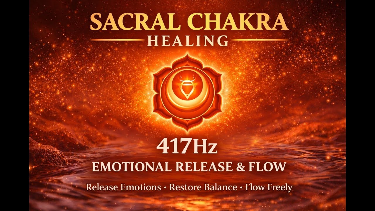 Sacral Chakra Healing • 417Hz • Emotional Release & Deep Sleep