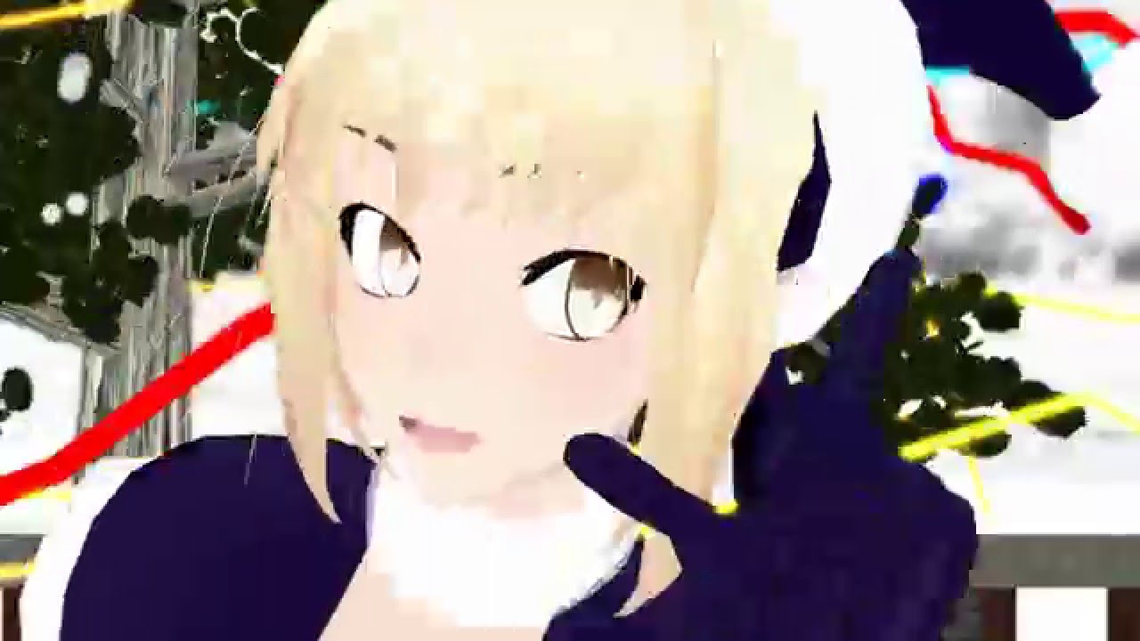 【Fate/MMD】サンタオルタで好き！雪！本気マジック