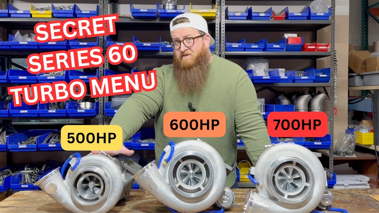 ОГРОМНЫЕ турбины Garrett OEM+ для двигателей Detroit Series 60