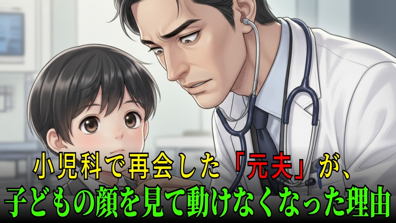 小児科で再会した元夫が、子どもの顔を見て動けなくなった理由