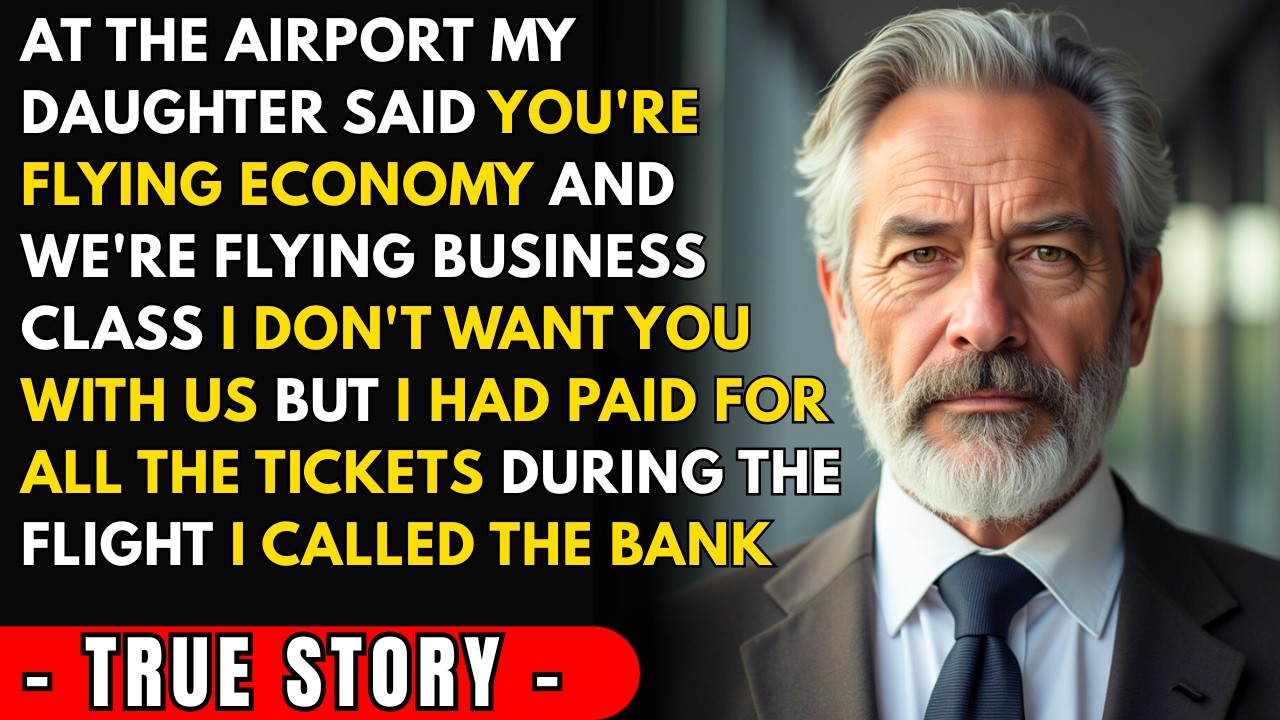 At The Airport My Daughter Said: “You're Flying Economy, I Don't Want You With Us...”