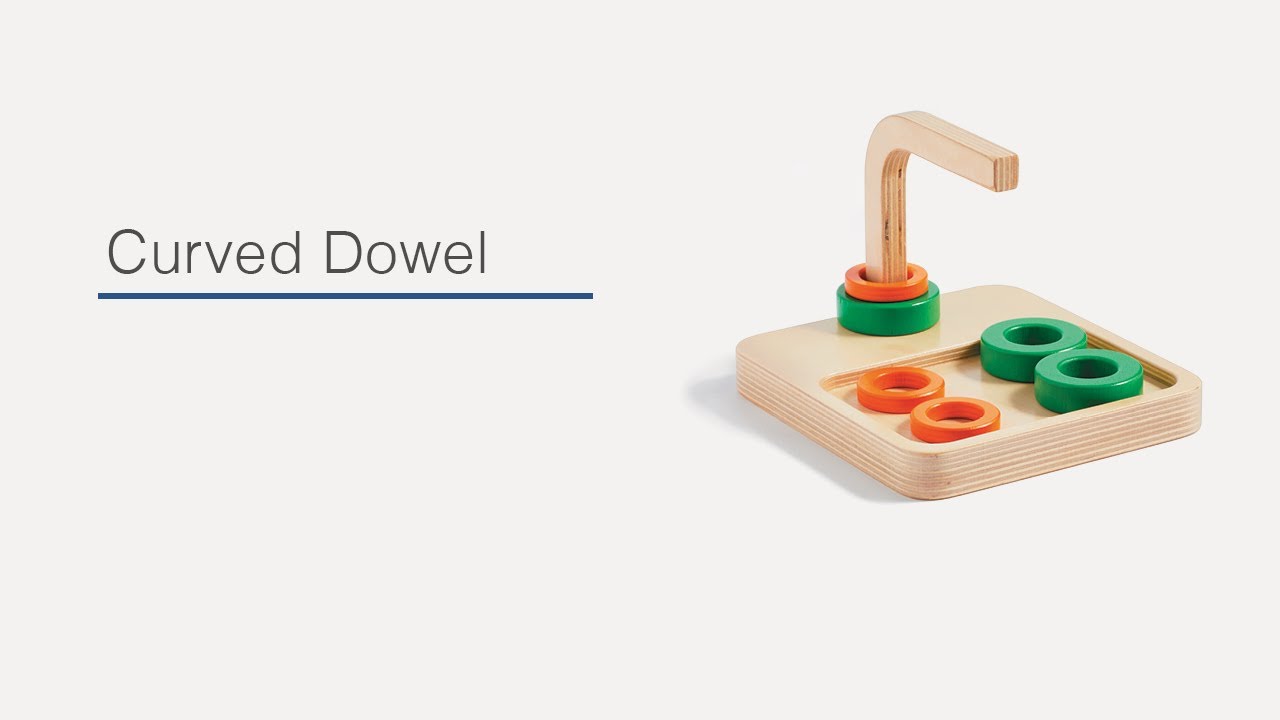 Meet the Montessori Curved Dowel from Monti Kids