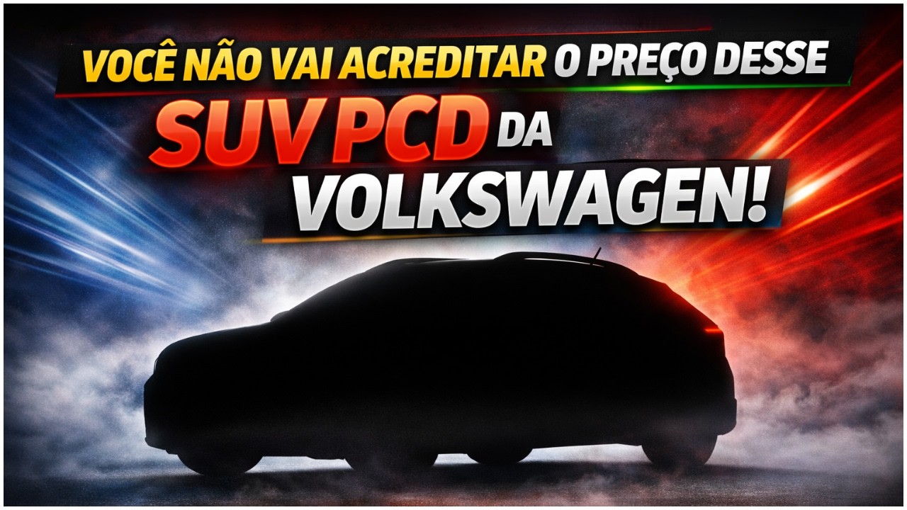 ESSE VOLKSWAGEN DE R$156 MIL FICA POR R$130 MIL PARA PCD! OLHA ESSE DESCONTO