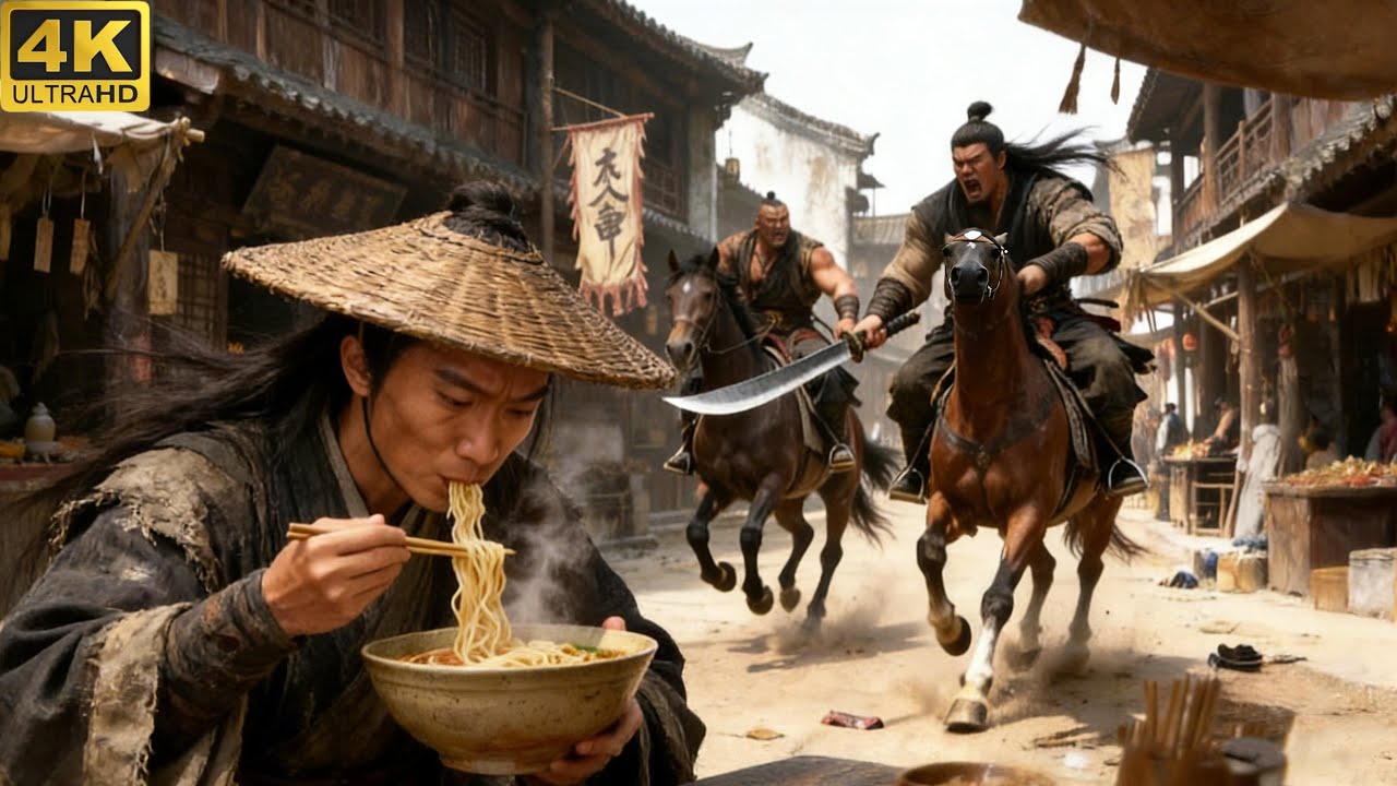 ⚔️【功夫电影】幫派橫行欺人，踢到鐵板了！街邊吃麵的少年，竟是深藏不露的絕世高手！⚔️ Kung fu丨Action丨功夫丨動作丨武侠丨Chinesedrama丨中國電視劇