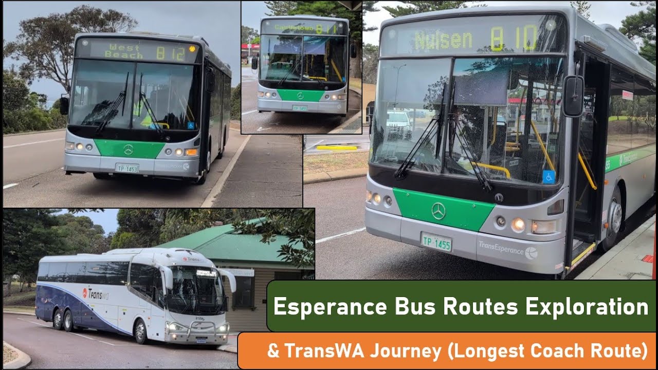 Esperance Bus Routes Exploration & TransWA Journey (Longest Coach Route)