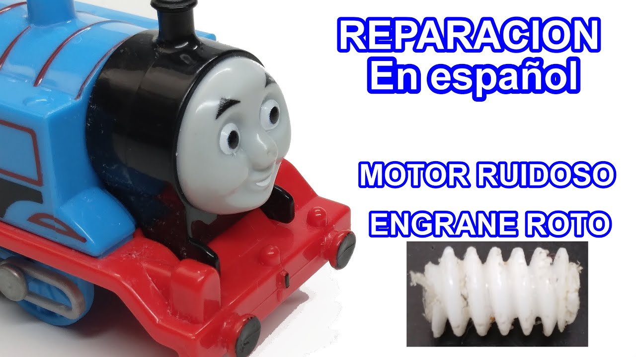 Como reparar un Trackmaster 2 o revolutions con engrane ruidoso